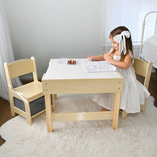 Oook Toddler Table and Chairs Set - Marah Kids