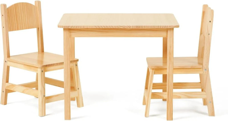 OOOK Pine Toddler Table and Chairs Set kids furniture - Marah Kids UAE