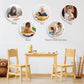 Oook Pine Toddler Table and Chairs Set - Marah Kids