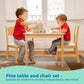 Oook Pine Toddler Table and Chairs Set - Marah Kids