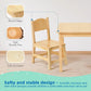 Oook Pine Toddler Table and Chairs Set - Marah Kids