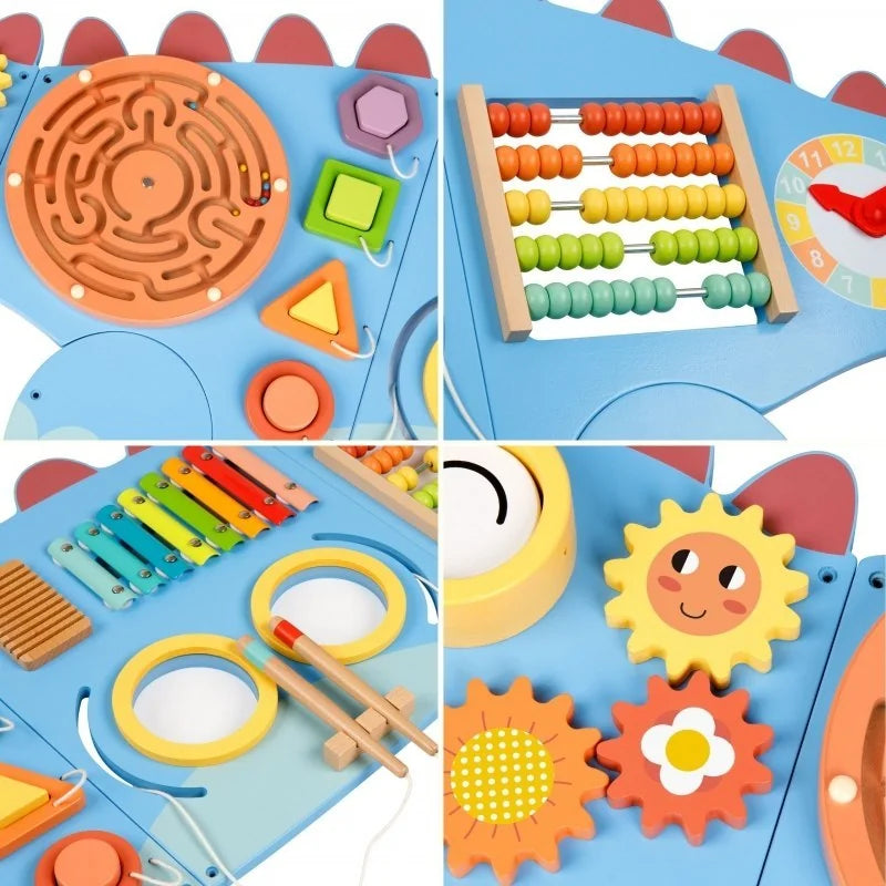 OOOK ACTIVITY WALL PANELS - ANKYLOSAURUS activity toys - view 5 | Marah Kids