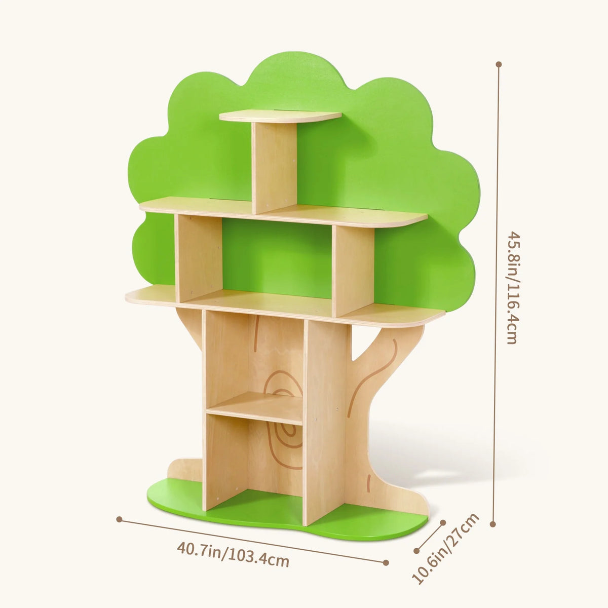 OOOK BOOKCASE - TREE storage - view 6 | Marah Kids