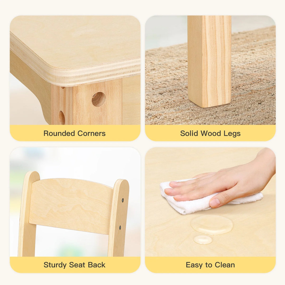 Oook Kids Art Table and Chairs with Integrated - Marah Kids
