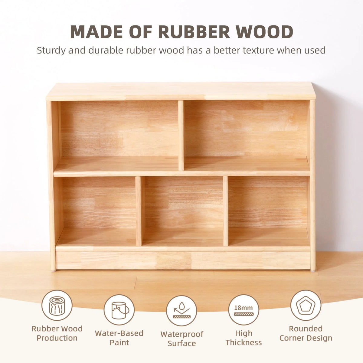 Oook 2-Tier Montessori Storage Unit - Marah Kids
