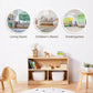 Oook XL Divided 2-Tier Shelf - Marah Kids