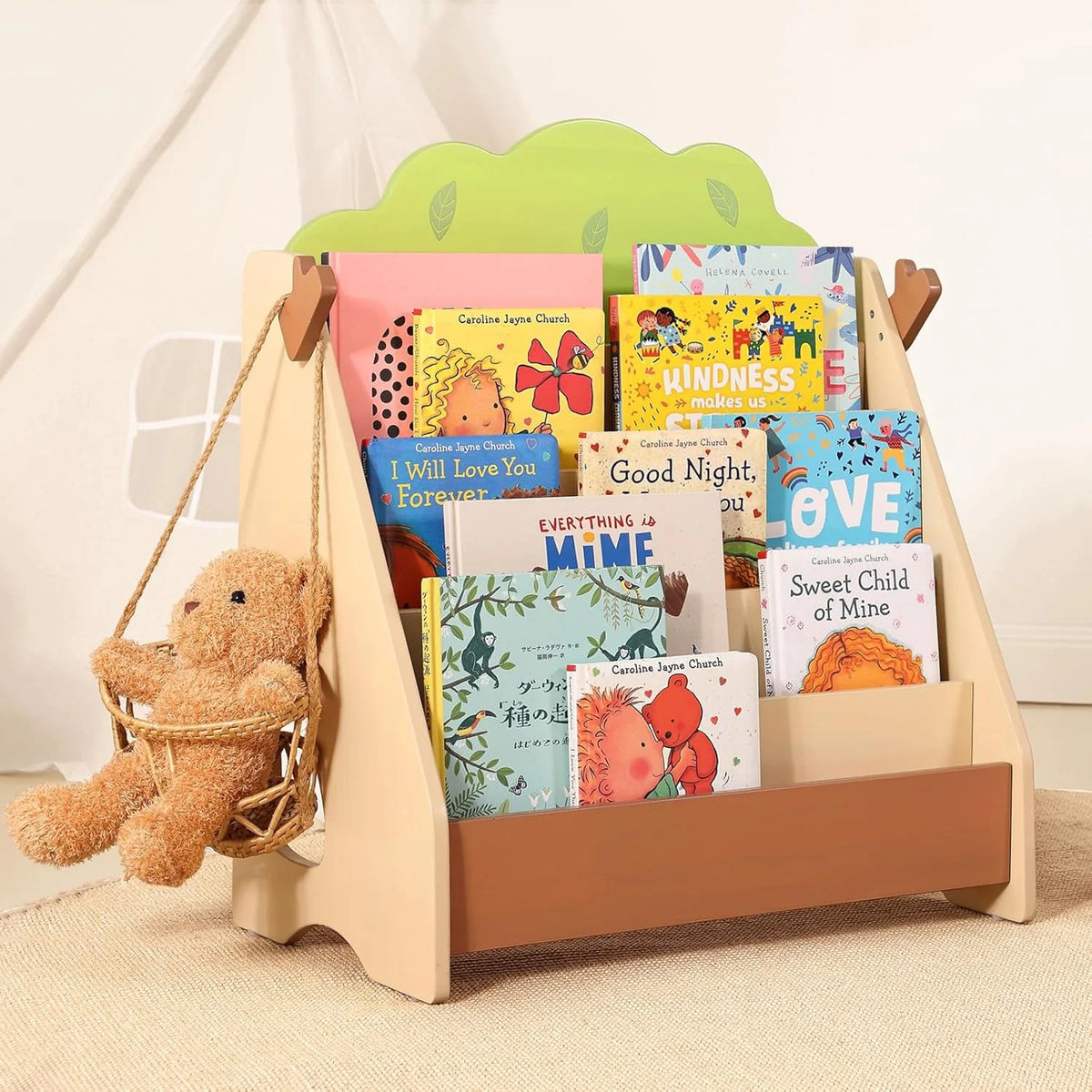 OOOK BOOKSHELF-TREE kids furniture - view 9 | Marah Kids