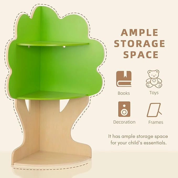 OOOK Tree-Shaped Corner Shelf kids furniture - Marah Kids UAE
