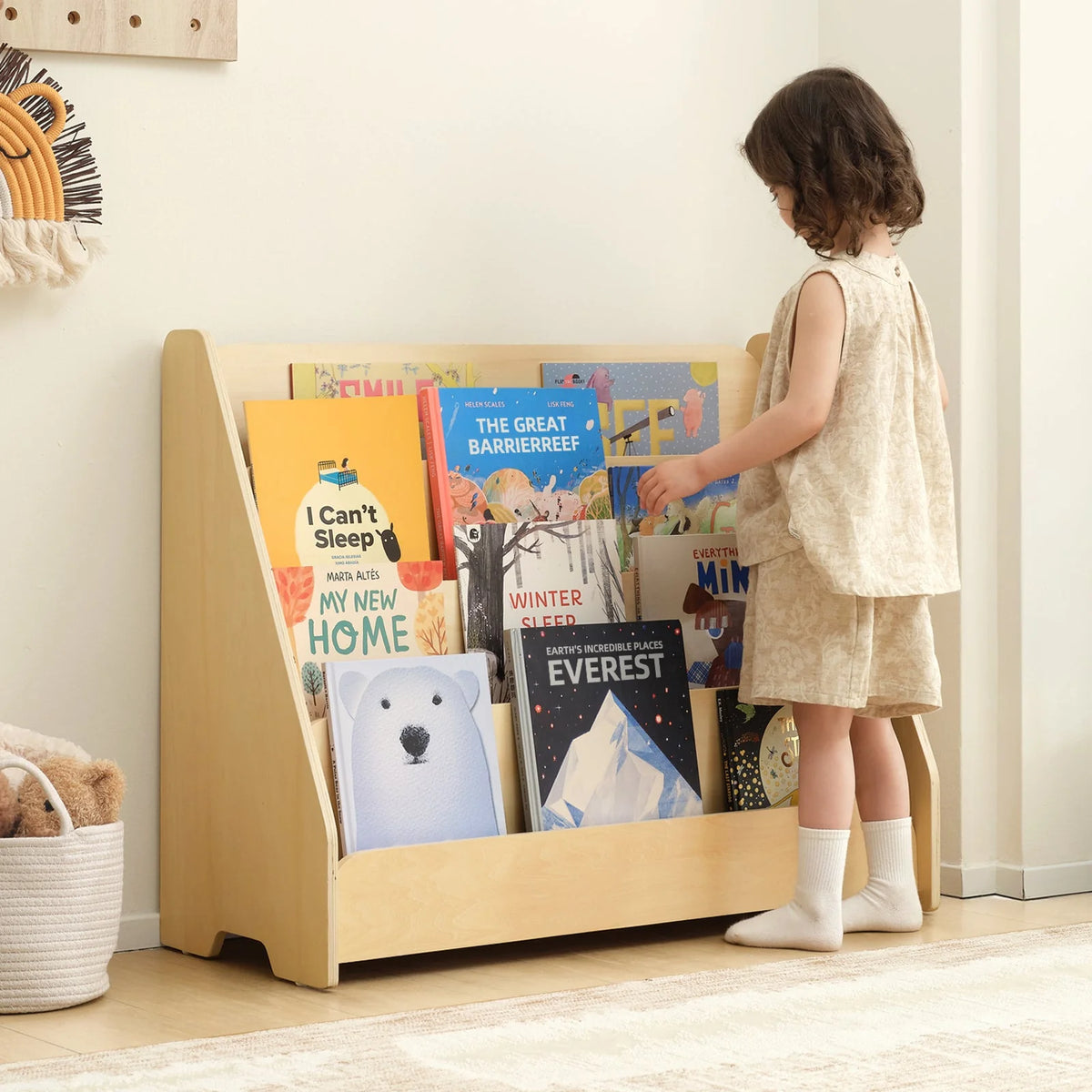 OOOK Tiered Bookcase storage - view 4 | Marah Kids
