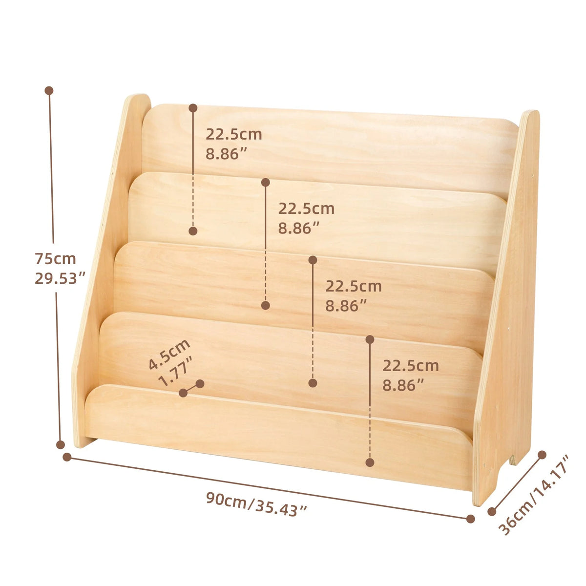 OOOK Tiered Bookcase kids furniture - view 7 | Marah Kids