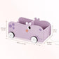 OOOK Hippo Shaped Wooden Book Storage Trolley storage - view 2 | Marah Kids