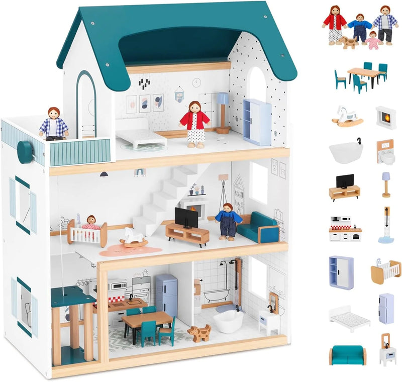 OOOK Dollshouse pretend play - Marah Kids UAE