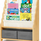 OOOK Tiered Bookshelf with Storage Cubby kids furniture - view 7 | Marah Kids