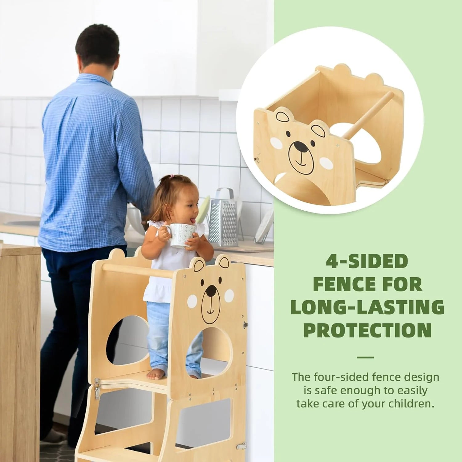 OOOK LEARNING TOWER 3 IN 1 kids furniture - view 4 | Marah Kids