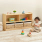 OOOK 2-tier 5 compartment Montessori Bookshelf kids furniture - Marah Kids UAE
