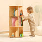 OOOK 3-Tier Rotating Bookshelf kids furniture - Marah Kids UAE