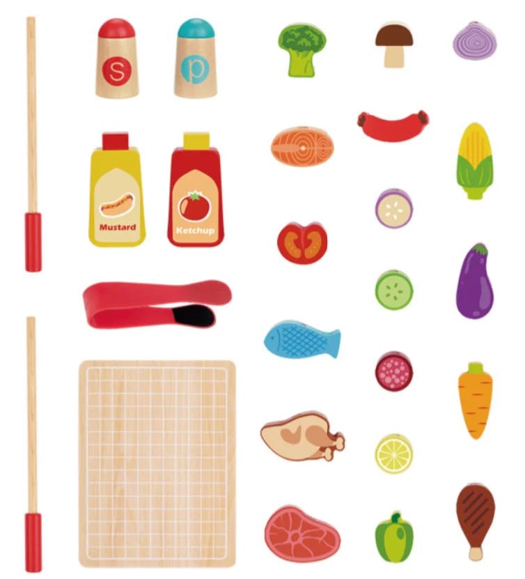 Oook BBQ GRILL PLAYSET - Marah Kids