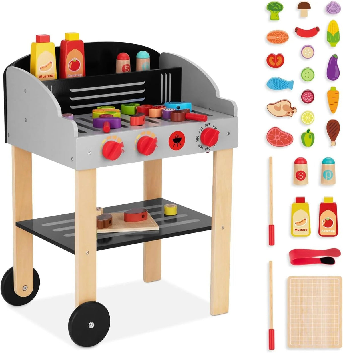 Oook BBQ GRILL PLAYSET - Marah Kids