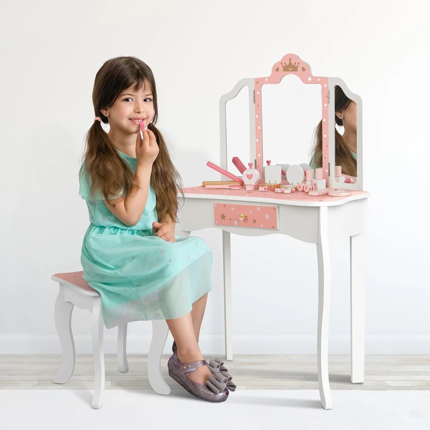 OOOK Princess Vanity Table kids furniture - view 2 | Marah Kids
