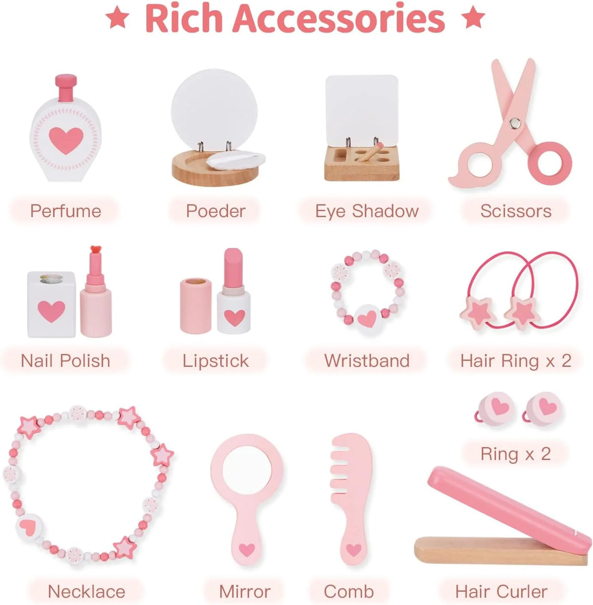 OOOK Princess Vanity Table kids furniture - view 5 | Marah Kids