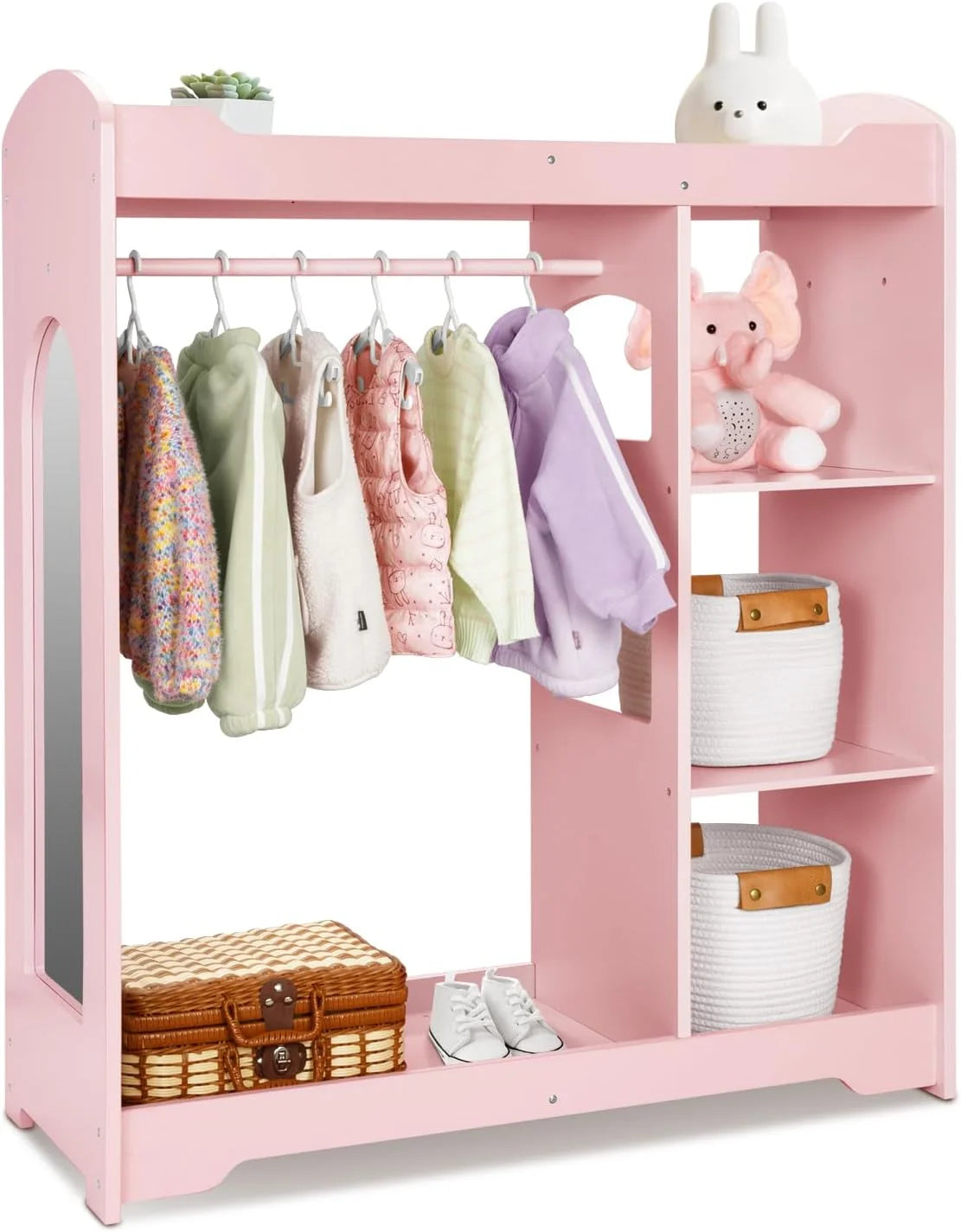 OOOK KIDS DRESS UP STORAGE WITH MIRROR kids furniture - Marah Kids UAE