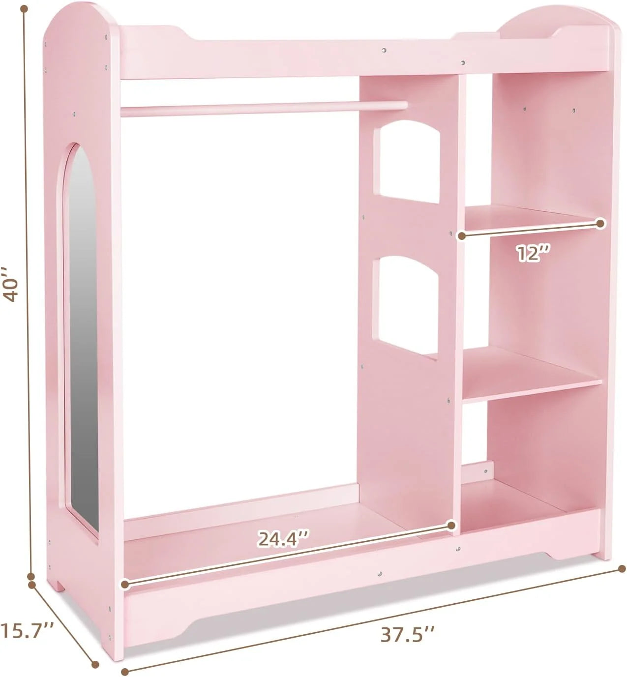 OOOK KIDS DRESS UP STORAGE WITH MIRROR kids furniture - view 3 | Marah Kids