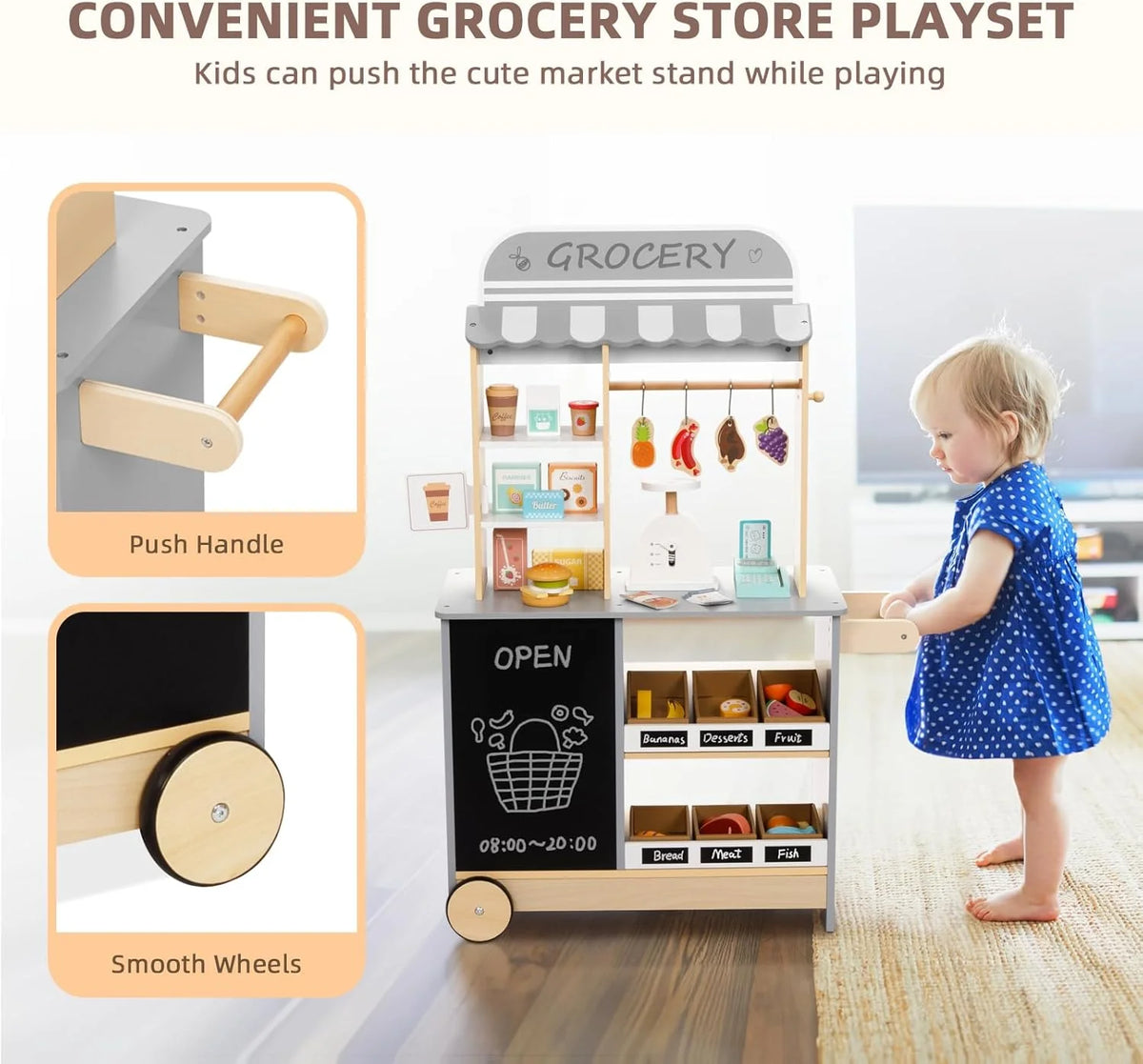 OOOK GROCERY STORE pretend play - view 9 | Marah Kids