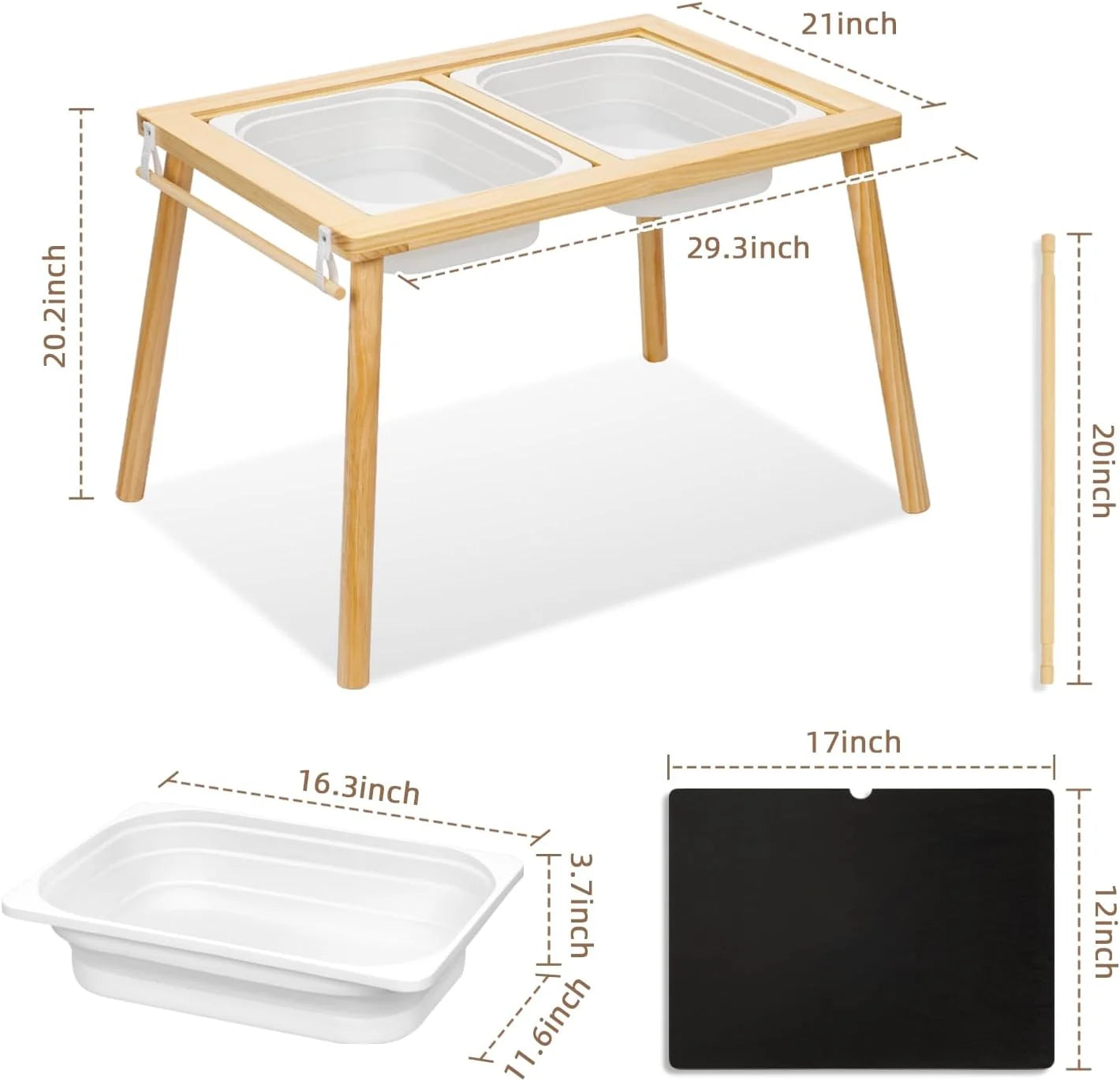 OOOK SENSORY TABLE KIDS ACTIVITY TABLE kids furniture - view 3 | Marah Kids