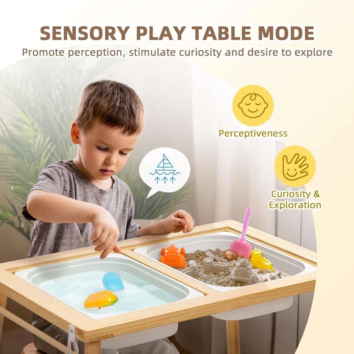 OOOK SENSORY TABLE KIDS ACTIVITY TABLE kids furniture - view 5 | Marah Kids