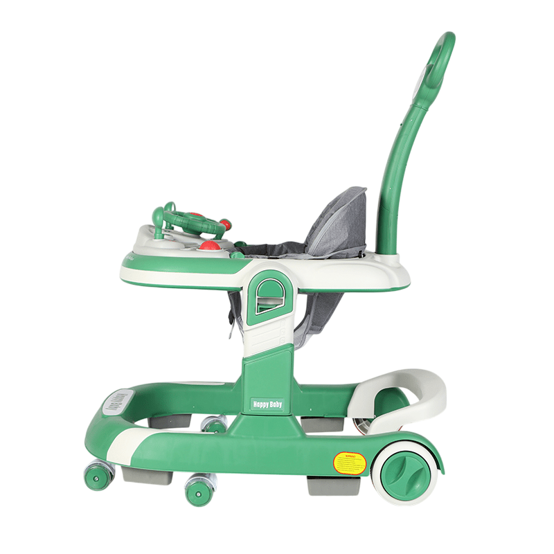 5 in 1 Baby Push Walker Sit - to - Stand Learning Walker Kids Rocking - Green 6 - 24 Months - Marah Kids