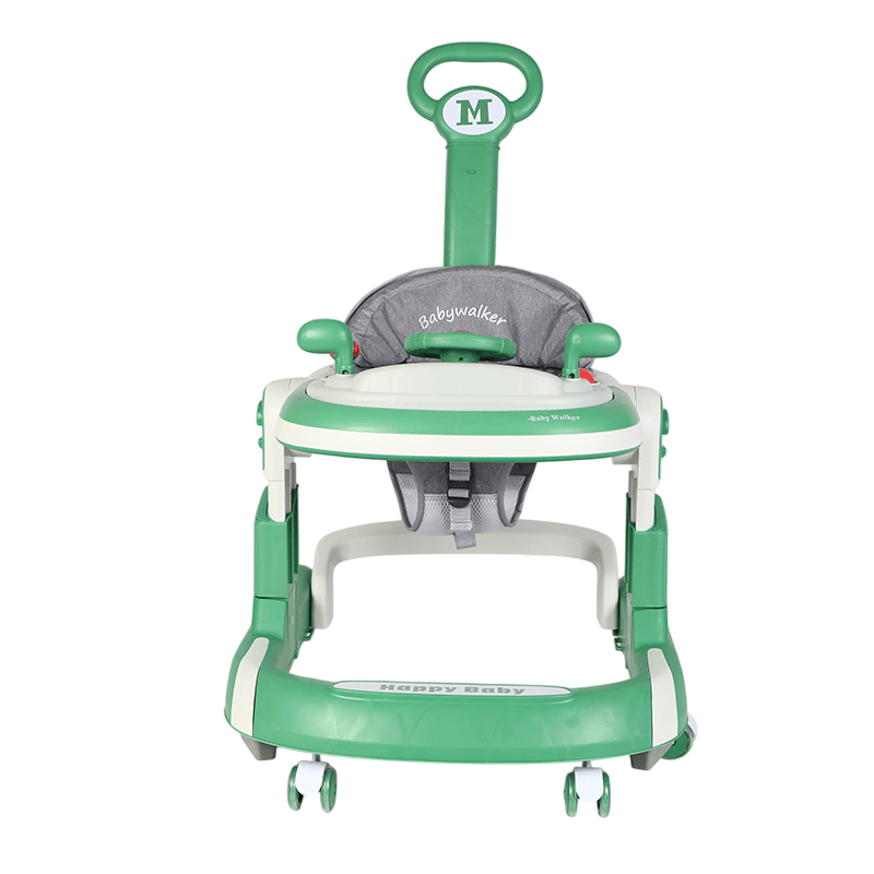 5 in 1 Baby Push Walker Sit - to - Stand Learning Walker Kids Rocking - Green 6 - 24 Months - Marah Kids