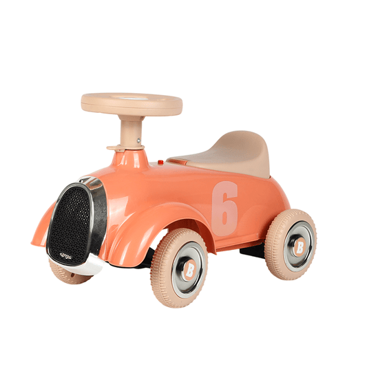 Vintage Push Car Foot to Floor - Orange - Marah Kids