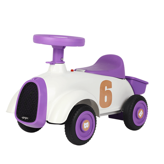 Vintage Push Car Foot to Floor - Purple - Marah Kids