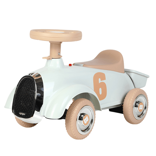 Vintage Push Car Foot to Floor - Off White - Marah Kids