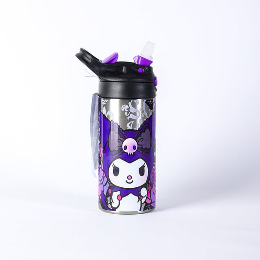 Sanrio Kuromi Stainless Steel Water Bottle 400ml - Marah Kids