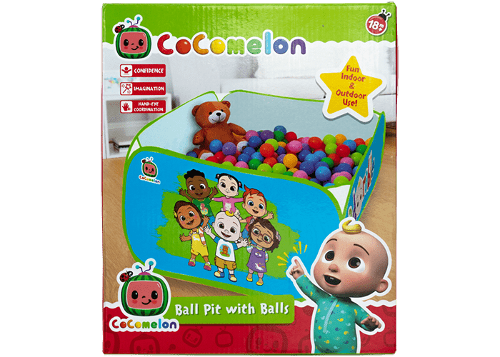 Jaswar - Cocomelon Ball Pit W Balls Value - Marah Kids