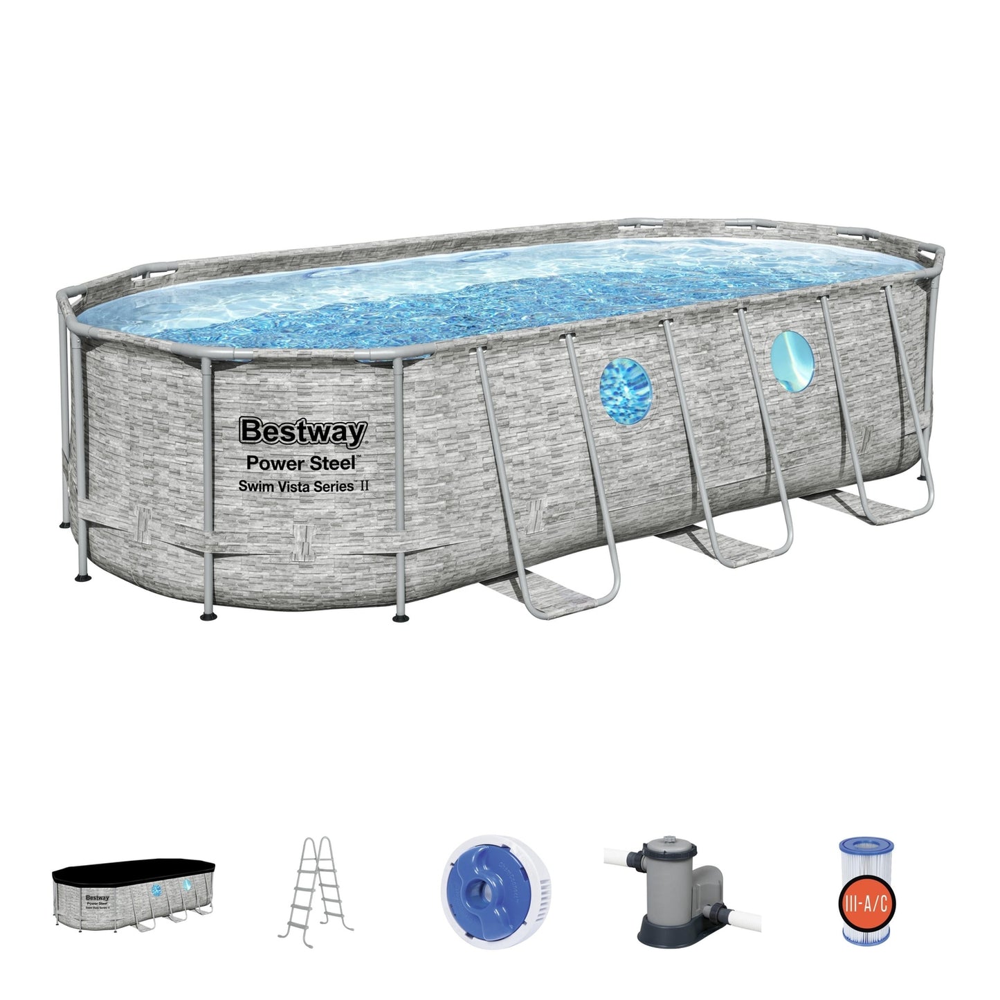 Bestway Pool set Power steel Vista 549 X 274 X 122