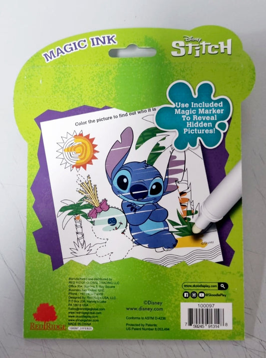 Disney Stitch Magic Ink Book
