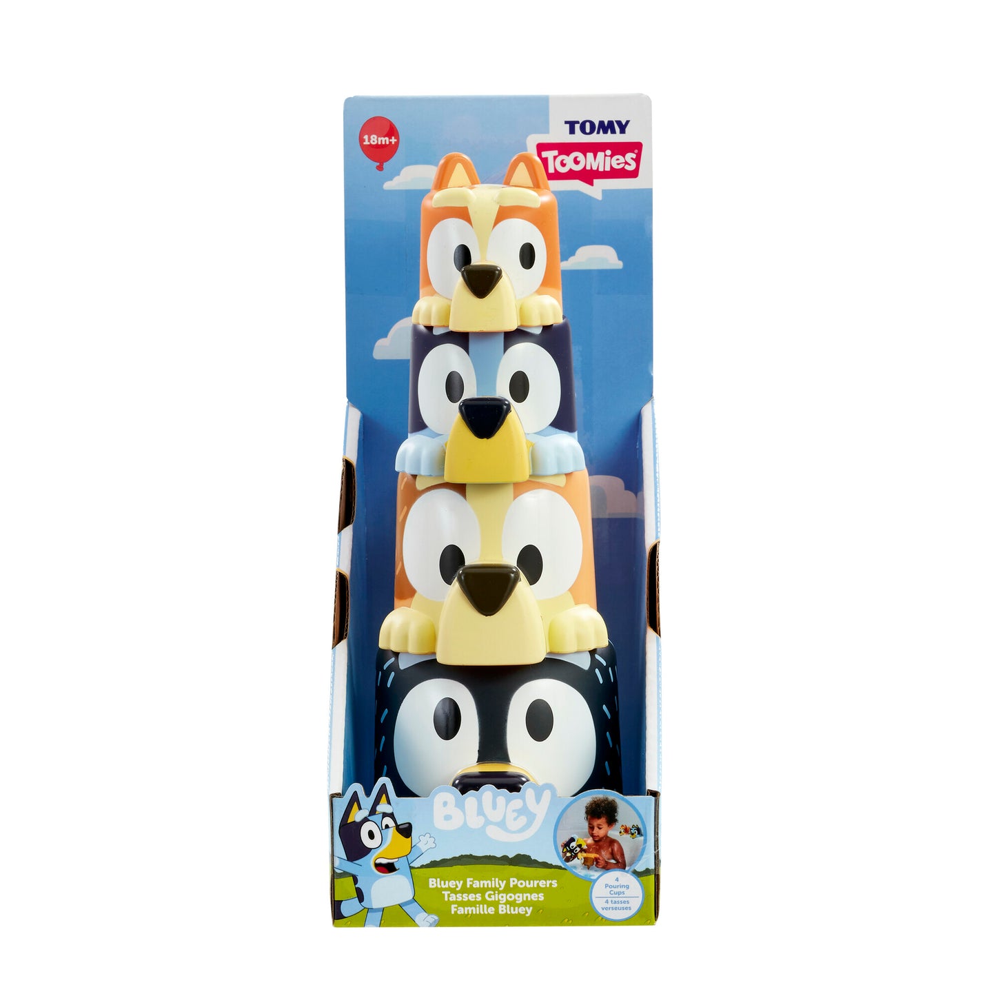 Tomy Toomies -Bluey family pourers