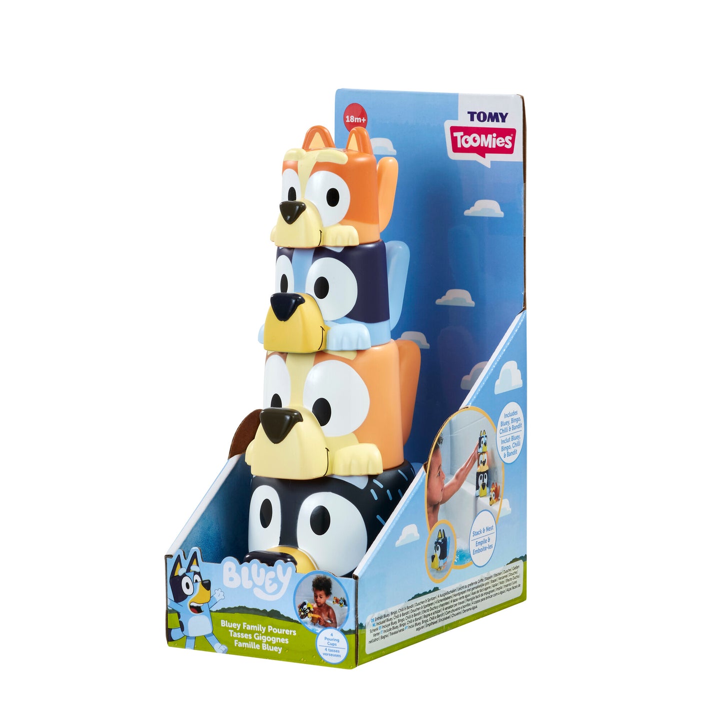 Tomy Toomies -Bluey family pourers