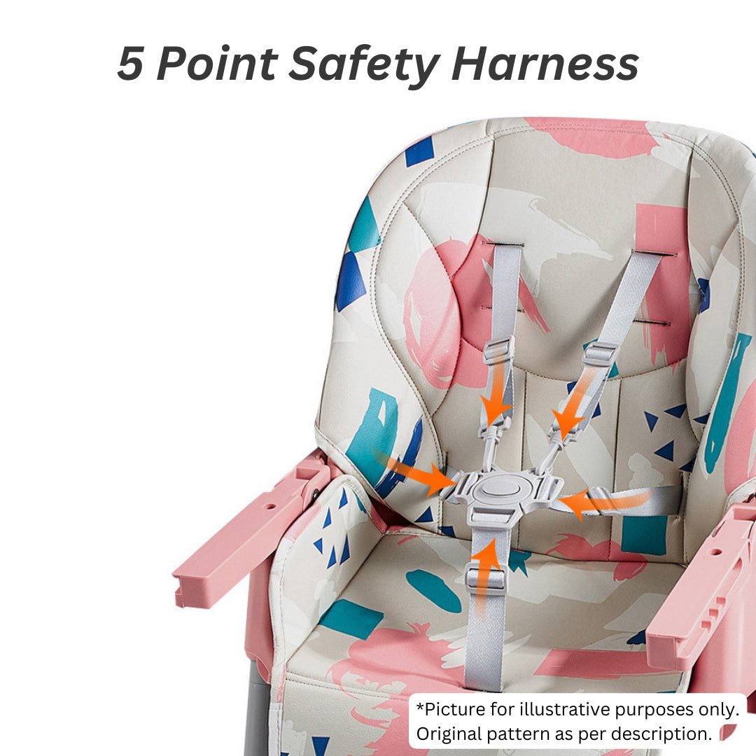 Graffiti High Chair - Blue - Marah Kids