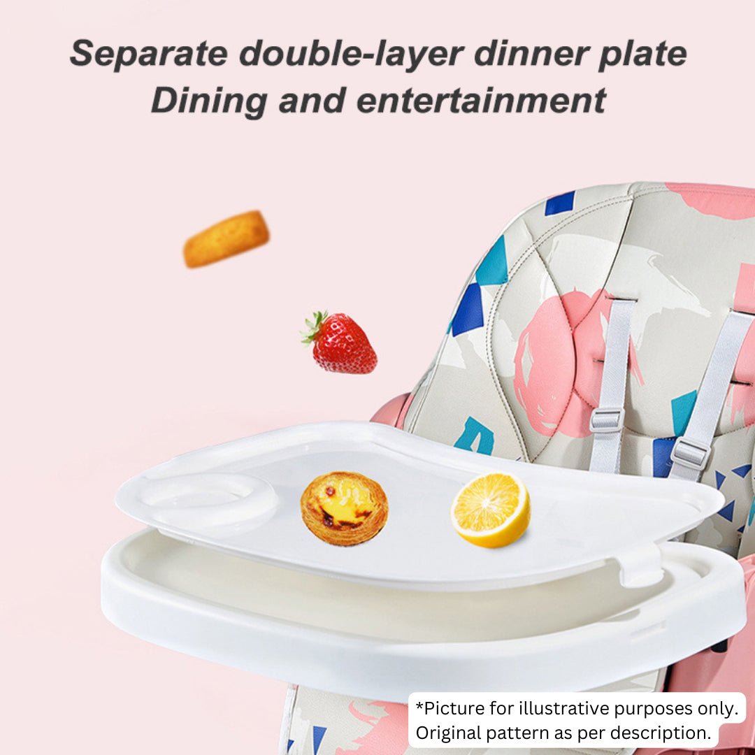 Graffiti High Chair - Blue - Marah Kids