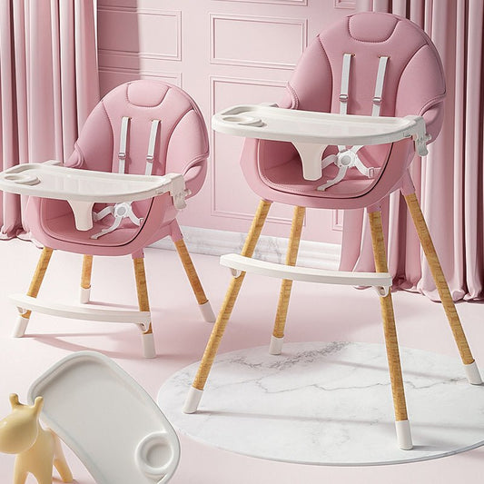 2 - in - 1 Convertible High Chair - Pink - Marah Kids