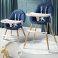 2 - in - 1 Convertible High Chair - Navy Blue - Marah Kids