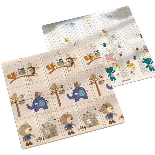 Double - Sided Design Foldable Play Mat - Marah Kids