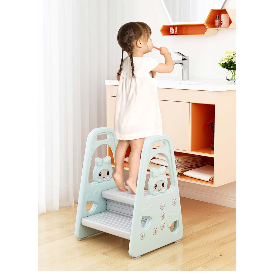 Lovely Baby - Step Stool - Green - Marah Kids