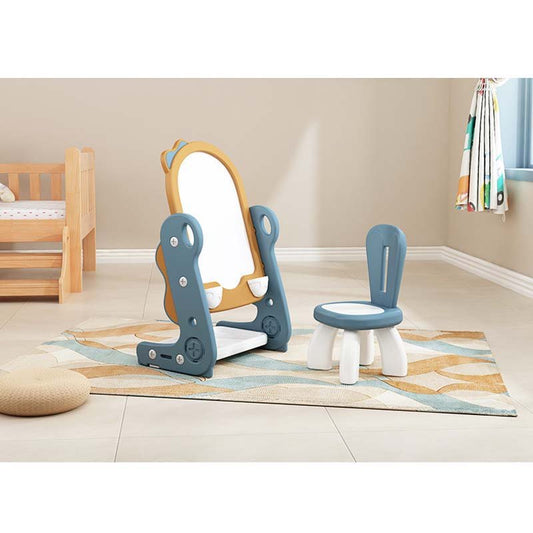 Lovely Baby - Drawing Board & Chair - Blue - Marah Kids