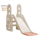 Slide w/ Basketball Hoop - White - Marah Kids