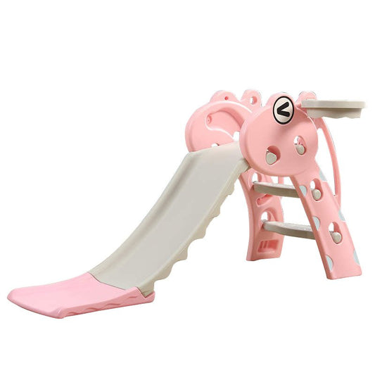 Slide W/ Basketball Hoop - Pink - Marah Kids