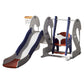 Slide & Swing Set w/ Basketball Hoop - Marah Kids